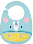 Śliniaki i fartuszki - Skip hop JEDNOROŻEC silikonowy śliniak z kieszonką ZOO SH 232204 - miniaturka - grafika 1
