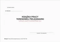 Druki akcydensowe - Firma krajewski Książka pracy terenowej pielęgniarki [Mz/Og-10] Mz/Og-10 - miniaturka - grafika 1
