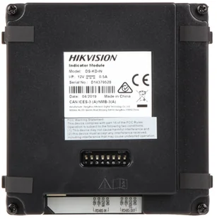 HIKVISION Moduł wskaźnika wideodomofonu DS-KD-IN DS-KD-IN - Akcesoria do domofonów i wideodomofonów - miniaturka - grafika 5
