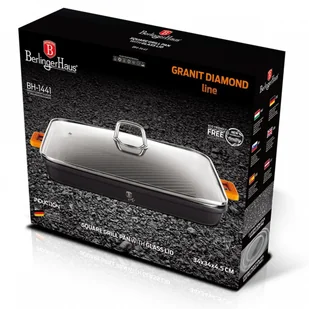 Berlinger Haus Lumarko Patelnia Granitowa Grillowa 1441! BH-1441 Kinghoff - Patelnie - miniaturka - grafika 4