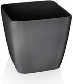Donice - Flower Lover Osłonka na doniczkę Quadrato Easy antracyt, 34 cm - miniaturka - grafika 1