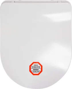 FALA UNIWERSALNA DESKA WC SUPER SLIM Z DUROPLASTU WOLNOOPADAJĄCA Z WYPINANNIEM JEDNYM PRZYCISKIEM 75469 ZYSKAJ RABAT 30 ZŁ 75469 - Deski sedesowe - miniaturka - grafika 6