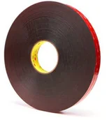 Taśmy klejące - 3M VHB 5925-F, 12 mm x 33 m, czarny dwustronna taśma klejąca akrylowa, 0,6 mm - miniaturka - grafika 1