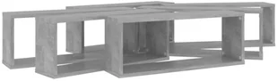 VidaXL Lumarko Półki ścienne kostki 6 szt., szarość betonu, 60x15x23 cm, płyta 807147 VidaXL - Półki do salonu - miniaturka - grafika 9