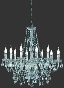 Reality Leuchten PERDITA - chromowany żyrandol, 10-pkt. - Lampy sufitowe - miniaturka - grafika 2