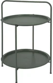 Ławy i stoliki kawowe - Koopman ProGarden Stolik okrągły, 50x66 cm, matowy zielony - miniaturka - grafika 1