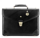 Teczki i aktówki - Wittchen Teczka skórzana z trójkątną klapą 10-3-016-1 - miniaturka - grafika 1