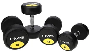 HMS HG PRO 27.5 KG HANTLE GUMOWANE HMS - Hantle i ciężarki - miniaturka - grafika 4