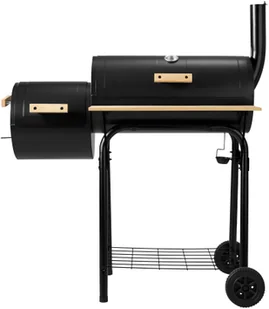 tectake Grill wielofunkcyjny wędzarnia + termostat - czarny 400821 - Grille - miniaturka - grafika 3