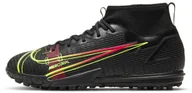 Piłka nożna - Nike Buty piłkarskie na sztuczną nawierzchnię typu turf dla małych/dużych dzieci Jr. Mercurial Superfly 8 Academy TF - Czerń CV0789-090 - miniaturka - grafika 1