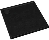 Brodziki prysznicowe - Schedpol Omega Black Stone 90x90 3.0452/C/ST - miniaturka - grafika 1