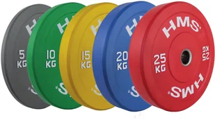 HMS Obciążenie olimpijskie gumowane CBR20 20 kg - 27597-uniw - Obciążenia HMS Obciążenie olimpijskie gumowane CBR20 20 kg - 27597-uniw - Obciążenia - miniaturka - grafika 2