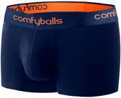 Majtki męskie - ComfyBalls COMFYBALLS Bokserki REGULAR COTTON granatowo-pomarańczowe - miniaturka - grafika 1