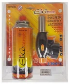 Survival - akcesoria - Unilight-elico Palnik turystyczny, gazowy ELICOtech z wymiennym gazem 220g - zestaw 66008 66008 - miniaturka - grafika 1