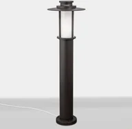 Lampy ogrodowe - ORION Ciemnobrązowy słupek oświetl. Putri, odlew alumin. - miniaturka - grafika 1