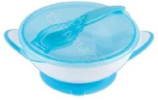 BabyOno 1063 Miseczka z przyssawką i łyżeczką NEW! - Sztućce dla dzieci - miniaturka - grafika 4