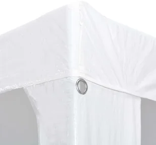 vidaXL Namiot imprezowy, 3 x 6 m, PE, biały - Pawilony ogrodowe - miniaturka - grafika 11