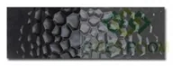 Płytki ceramiczne - Azteca Ceramica Unik R90 Bubbles Black Glossy 30x90 Azteca_Unik_R90 - miniaturka - grafika 1