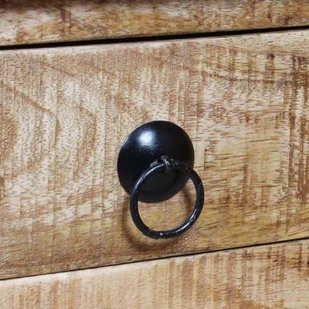 vidaXL Stolik kawowy, chropowate drewno mango, 70 x 40 cm - Ławy i stoliki kawowe - miniaturka - grafika 3