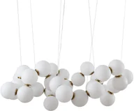 Lampy sufitowe - KKS Modernistyczna lampa wisząca CORALLI DP0254-1000 szklane kule mosiądz - miniaturka - grafika 1