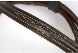 Kerbl Ogłowie wędzidłowe Classic, skóra, brązowe, rozmiar Full, 324913 - Ogłowia - miniaturka - grafika 4