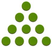 Akcesoria do tablic - Allboards Magnesy do tablic 20 mm - 10 sztuk ZIELONE MSZIEL20/10 - miniaturka - grafika 1