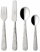 Sztućce dla dzieci - Villeroy & Boch Happy as a Bear 4-częściowy zestaw sztućców dla dzieci - miniaturka - grafika 1