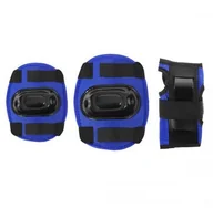 Akcesoria do skatingu - Nils EXTREME H110 ROZM. XS CIEMNY NIEBIESKI ZESTAW OCHRANIACZY 1AB-16-2-341 - miniaturka - grafika 1