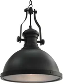 Lampy pozostałe - vidaXL Lampa sufitowa, czarna, okrągła, E27 - miniaturka - grafika 1