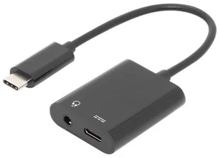 Digitus kabel rozdzielający USB typu C, typ C - 3,5 Mm + typ C St/Bu/0,2 m, Gen2, 5 A, 10 GB, wersja 3.1, CE, sw AK-300400-002-S - Kable USB - miniaturka - grafika 2
