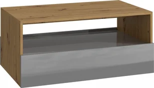 ŁAWA REBEL - DĄB ARTISAN / GRAFIT POŁYSK ŁAWA REBEL ART GR PO - Ławy i stoliki kawowe - miniaturka - grafika 3