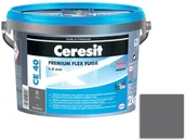 Fugi - Ceresit Fuga cementowa WODOODPORNA CE40 ciemno szary 2 kg - miniaturka - grafika 1