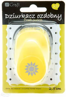 DZIURKACZ OZDOBNY 2,5 CM SŁONECZNIK - Scrapbooking - miniaturka - grafika 4