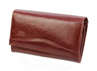 Elkor (PL) Portfel Damski (PL) Długi Klamra Skóra Naturalna El124 - Portfele - miniaturka - grafika 2