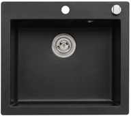 Zlewozmywaki - AXIS MOJITO 60 | Czarny - miniaturka - grafika 1
