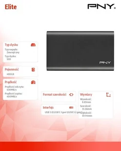 PNY Elite 240GB czarny (PSD1CS1050S) - Dyski SSD - miniaturka - grafika 7