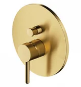 Baterie podtynkowe - Omnires Y1235 GL B Bateria wannowa podtynkowa solo złoto szczotkowane - miniaturka - grafika 1