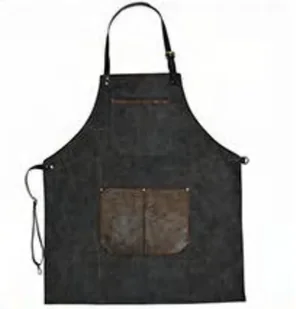 Gepard Peleryna Fryzjerska Fartuch Skórzany Do Salonu BRĄZOWY K-43 - Peleryny fryzjerskie - miniaturka - grafika 2