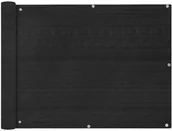 Parawany - vidaXL Parawan ogrodowy HDPE 90x600 cm Antracyt vidaXL - miniaturka - grafika 1