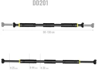 HMS Drążek rozporowy HMS DD201 - Poręcze i drążki do podciągania - miniaturka - grafika 8
