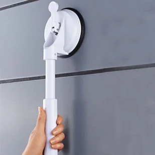 Ridder Teleskopowy uchwyt łazienkowy z przyssawkami, 12 cm, 50 kg A0150301 - Stojaki i wieszaki na papier toaletowy - miniaturka - grafika 2