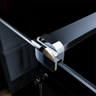 Axiss Glass CLUSI TEMIDA prawa 80x80 CLEAN 3329TEM80P - Kabiny prysznicowe - miniaturka - grafika 2