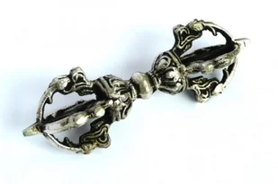 Ghanta - dzwonek tybetański (komplet z vajrą) ghanta01 - Wróżbiarstwo i radiestezja - miniaturka - grafika 2