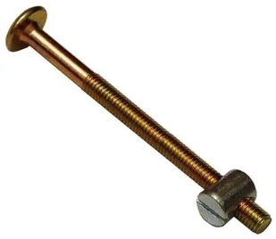 Śruba szwedzka Z NAKRĘTKĄ WAŁECZKOWĄ - Zawiasy, okucia i inne akcesoria - miniaturka - grafika 3