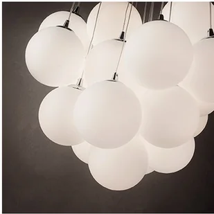 IDEAL LUX Lampa Wisząca Mapa Sp22 Bianco 140230 Średnica 80,0 Wys. 55,0 - 130,0 - Lampy sufitowe - miniaturka - grafika 4