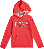 Bluzy dla dziewczynek - Roxy bluza ęca HOPE YOU KNOW HOODIE Hibiscus RMZ0 - miniaturka - grafika 1