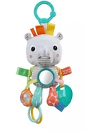 Zawieszki dla dzieci i niemowląt - Dumel Zawieszka Nosorożec z gryzakami - miniaturka - grafika 1