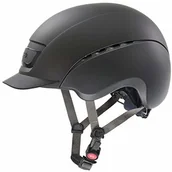 Kaski do jazdy konnej - Uvex uvex Unisex  dla dorosłych, elexxion plus kask jeździecki, antracyt, matowy, 59 cm 0407 - miniaturka - grafika 1
