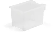 Meble do szkół i przedszkoli - AJ Produkty Plastikowy pojemnik do kontenerka IDA, 427x312x225 mm, przezroczysty - miniaturka - grafika 1