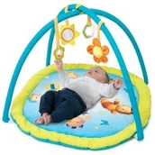 Maty edukacyjne - Smoby Cotoons Mata gimnastyczna niebieska - miniaturka - grafika 1